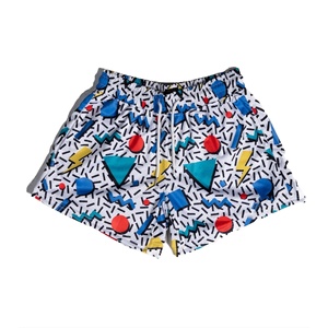 Shorts de sport imprimés multicolores pour hommes, confortables, style streetwear, motif sublimé, shorts de basket en mesh, 100% polyester - Product Image 1