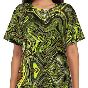 Conjunto Deportivo para Mujer, Camiseta y Pantalones Cortos, Corte Regular, 100% Algodón, Transpirable, Secado Rápido, Ropa Casual, Color Personalizado, Precio Económico - Product Image 6