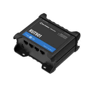 Routers Hardware Teltonika RUT901 Rugged 4G LTE WiFi Cellular <span class=keywords><strong>Router</strong></span> 2x SIM <span class=keywords><strong>Router</strong></span> con <span class=keywords><strong>Ethernet</strong></span> 3x LAN VPN <span class=keywords><strong>Modbus</strong></span> I/O 1x WAN - Product Image 2