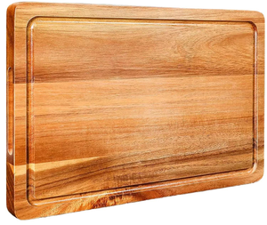 Planche à découper en bois artisanale de qualité supérieure, durable, lavable au lave-vaisselle, par Decor World Expo - Product Image 2