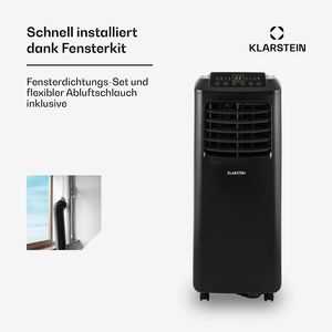 Climatiseur portable 9000 BTU pour la maison, contrôle par application WiFi, 3 en 1 (refroidissement, déshumidificateur, ventilateur) pour les pièces de 26 à 44 m², noir - Product Image 5