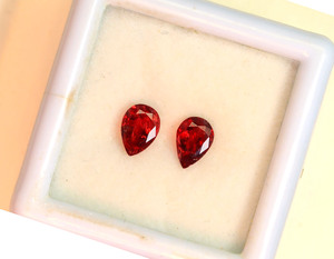 Attrayant naturel rouge spinelle pierre précieuse taille personnalisée ronde brillant coupe facettes coupe pierre bijoux cadeau elle - Product Image 6