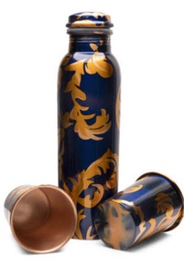 Botella de agua de cobre al por mayor, alto aislamiento térmico, atractivo diseño deportivo, fuerte tapa de material a prueba de fugas, beneficios para la salud - Product Image 6