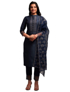 Exportation directe du fournisseur indien Maruti Fashion : Kurtis pour femmes en tissu Chinon de qualité supérieure, imprimé numérique, pour l'Inde et le Pakistan. - Product Image 1