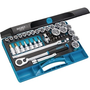 Juego de Llaves de Tubo HAZET de 44 Piezas, 1/2'', 954N 90, 6 Puntas, Tamaños de 10 a 32 mm, para Diversas Necesidades de Trabajo - Product Image 1