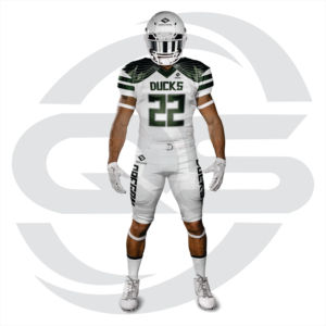 Uniforme de football américain personnalisable par sublimation, respirant, séchage rapide, manches courtes, grandes tailles, pour équipes nationales - Product Image 3