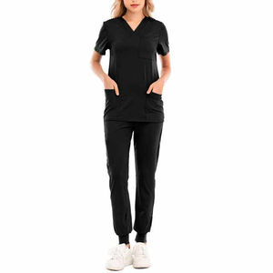 Uniformes de gommage personnalisés pour hôpitaux uniformes de gommage médicaux vente en gros d'uniformes médicaux à manches courtes ensembles de gommages d'allaitement - Product Image 4