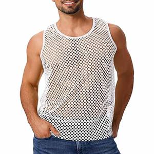 Camiseta sin mangas muscular para hombre de alto rendimiento: perfecta para gimnasio, correr y actividades deportivas, tela que absorbe la humedad - Product Image 1