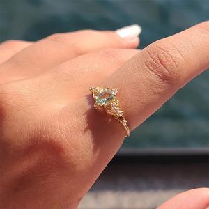 Luxury Handmade Wedding <b>Ring</b> 925 Solid Sterling Silver with Stunning Oval Cut Pretty <b>Green</b> Topaz Gemstone Classic Style Jewelry - Product Image 2