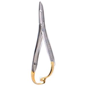 Portaagujas Dentales con Bordes Serrados, Equipos Dentales CE, Fórceps Quirúrgicos de Ortodoncia, Abrazadera Manual de Acero - Product Image 1