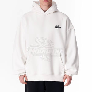 เสื้อฮู้ดโอเวอร์ไซส์ผ้าฝ้าย100% น้ำหนักเบามีฮู้ดคอปกดีไซน์เรียบง่าย - Product Image 1