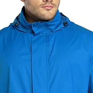 Veste de pluie Softshell pour homme avec capuche Vente en gros Usine directe Logo personnalisé Veste d'extérieur imperméable téléchargée par Dress Sports - Product Image 2