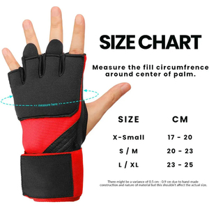 Nouvelle vente en gros chaude demi-doigt Muay Thai MMA gants en cuir synthétique de haute qualité - Product Image 6