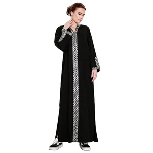 Meilleure vente 2023 dernière conception de vêtements islamiques de haute qualité Abaya vente en gros couleur personnalisée ODM - Product Image 1