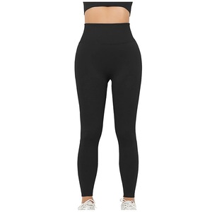 Leggings de Mujer de Última Moda, Ajuste Cómodo para Todo el Día, Sólidos, No Transparentes, Personalizables, Spandex, Nailon, Servicio OEM ODM - Product Image 5