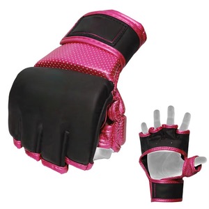 Gants MMA enveloppants à la main Gants MMA personnalisés de marque privée Gants MMA demi-doigt de haute qualité à lacets faciles à porter Gants MMA pour hommes à vendre - Product Image 2
