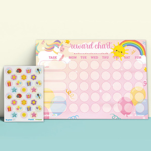 Tabla de recompensas con pegatinas modernas para mujeres - Product Image 1