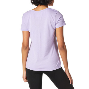 Último Diseño MOQ Bajo Mujeres Camisetas Ropa de Verano Mujeres Camisetas Logotipo Personalizado Blusa Camiseta de Manga Corta Mujeres - Product Image 3