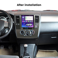 Radio para Auto MEKEDE TS con Sistema de Audio Android, Reproductor con WIFI 4G, Compatible con DVR, DSP y TMPS para Nissan Tiida 2004-2013