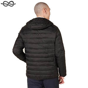 เสื้อแจ็คเก็ตขนเป็ดมีฮู้ดสำหรับผู้ชาย, เสื้อโค้ทกันน้ำน้ำหนักเบา - Product Image 3