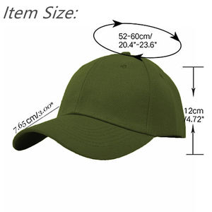 Haute qualité 100% Polyester unisexe bord incurvé 6 panneau camionneur chapeaux voyage en plein air décontracté classique casquettes de Baseball pour hommes - Product Image 4