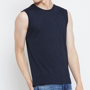 Camiseta sin Mangas Personalizable de Alta Calidad para Hombre, 100% Algodón, Secado Rápido, Transpirable, Servicio OEM, Estampado de Estrellas Bordado, Uso Casual en el Gimnasio - Product Image 5