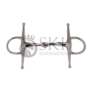 Brocas de equitación Occidentales Francesas de acero inoxidable de alta calidad, articulación única, giro lento, mejilla Fl, ODM, OEM, gran oferta - Product Image 2