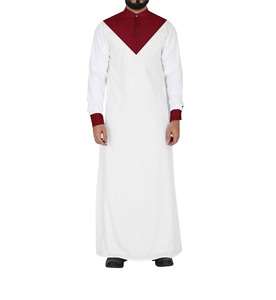 Top Quality Plain Casual <b>Men</b> <b>Thobe</b> Islamic Clothing <b>Men</b> <b>Thobe</b> Kaftan Long Sleeve Muslim Clothing - Product Image 2