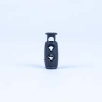 Cylindre noir durable à double verrouillage pour équipement de survie, matériau brut SKU R9