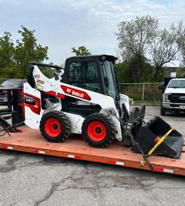 Venta al por mayor: Mini Bobcat S450 con cargador frontal, tractor andador nuevo y original con motor de 100HP, modelos con engranajes y bombas disponibles. - Product Image 1