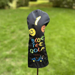 Funda clásica para cabeza de palo de golf para hombre, cuero PU suave con forro de felpa, fácil de deslizar y quitar, cuello elástico seguro - Product Image 3