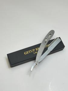 New <b>Single</b> <b>Blade</b> Stainless Steel Men's Wet Shaving Professional Disposable Full Silver Safety <b>Razor</b> Customizable Available - Product Image 1