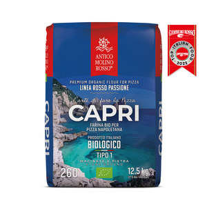 Antico Molino Rosso Capri Organic Pizza <b>Flour</b> Tipo 1 Stone Ground 12.5kg Bag Italian Made - Product Image 1