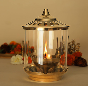 Asombroso pájaro enorme Kuber latón Akhand Jyoti Diya último diseño Religuo Jyoti Diya a precio de mayorista y directo de fábrica - Product Image 3