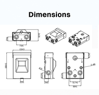   Interrupteur de déconnexion CA Pl-Out 60A 240VAC 2 pôles 3 fils NEMA 3R en boîtier métallique pour unité de condensation HVAC extérieure