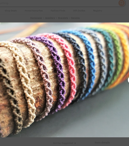Friendship <b>Bracelet</b> or Anklet Chevron - Colorful - <b>String</b> - Trendy - *CUSTOMIZABLE* - Product Image 1