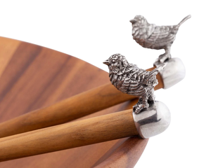 Bol rond en bois moderne en laiton AK avec 2 cuillères et bol unique en métal pour ustensiles de cuisine/ornements de décoration de table - Product Image 2