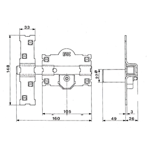 Cilindro di Chiusura Fac 101-r/105-p 70 - Product Image 2