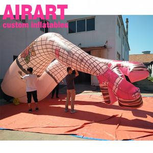 Teatro escenario DJ Festival piernas inflables con <span class=keywords><strong>globos</strong></span> <span class=keywords><strong>de</strong></span> tacones altos, actividad <span class=keywords><strong>de</strong></span> fiesta tatuaje inflable piernas <span class=keywords><strong>de</strong></span> niña para publicidad - Product Image 2