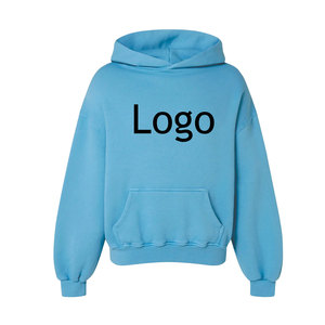 Sudadera con capucha de mezcla de algodón de alta calidad 400 GSM para hombre, logotipo personalizado, diseño de Color, impresión Digital, temporada de invierno, teñido liso - Product Image 4