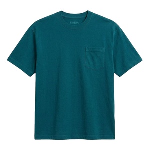 Camiseta de Algodón Grueso 2026, Nueva Llegada, Sostenible, Lisa, Teñida, para Hombre, Premium, Transpirable, Corte Regular - Product Image 4