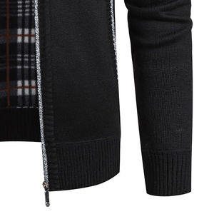 Suéter de punto cálido transpirable de gran tamaño de alta calidad OEM, suéteres de lana de cordero para hombre, suéteres de cuello redondo para hombre - Product Image 2