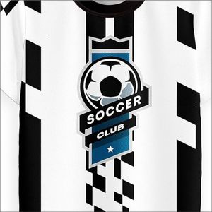 Camiseta de Fútbol Personalizada 2025, Sublimada, de Secado Rápido, Transpirable, Manga Corta, Uniformes de Fútbol, Ropa Deportiva Unisex - Product Image 3