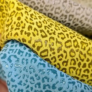 Giày túi thời trang phụ kiện da bò Ý trong suốt LEOKRISTAL hiệu ứng da báo bóng mượt cao cấp sẵn sàng giao hàng - Product Image 1