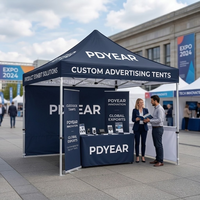 Gazebo personnalisé 10x10 pieds avec protection UV, tente instantanée en alliage d'aluminium, prix direct usine pour salon professionnel en promotion