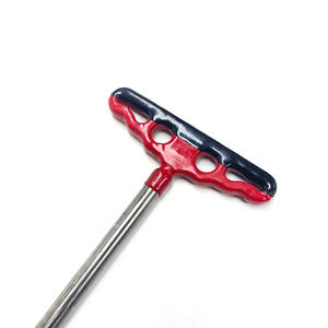 Karabuk Edition 12mm de diámetro Mango en ángulo de doble curva herramientas PDR varillas de reparación de abolladuras sin pintura Acero inoxidable 5/16 50cm - Product Image 5