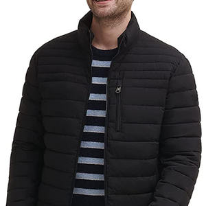 Custom Design Embroidery Men's High Quality Windproof Heated <b>Jacket</b> Long Sleeve <b>Puffer</b> <b>Jacket</b> in Black Color New Condition - Product Image 4