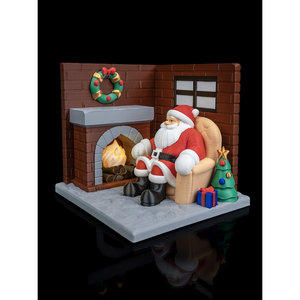 Lampada da tavolo da salotto di Babbo Natale festivo decorazioni luci natalizie - Product Image 1