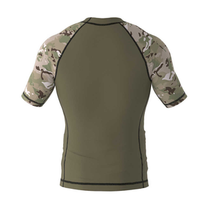 High Performance Half Sleeve <b>Rash</b> <b>Guard</b> Custom Sublimation Design <b>BJJ</b> MMA Jiu Jitsu Stretch <b>Rash</b> <b>Guards</b> - Product Image 2