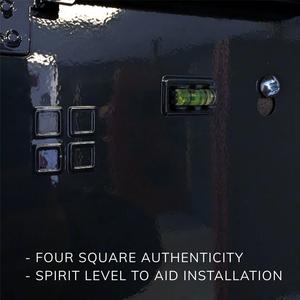 Distributeur d'accessoires de salle de bain mural carré de grande capacité Distributeur d'installations de loisirs Distributeur d'alimentation centrale en acier noir - Product Image 3